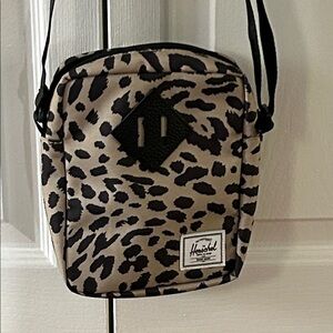 Herschel Supply Company Leopard Print Crossbody Bag